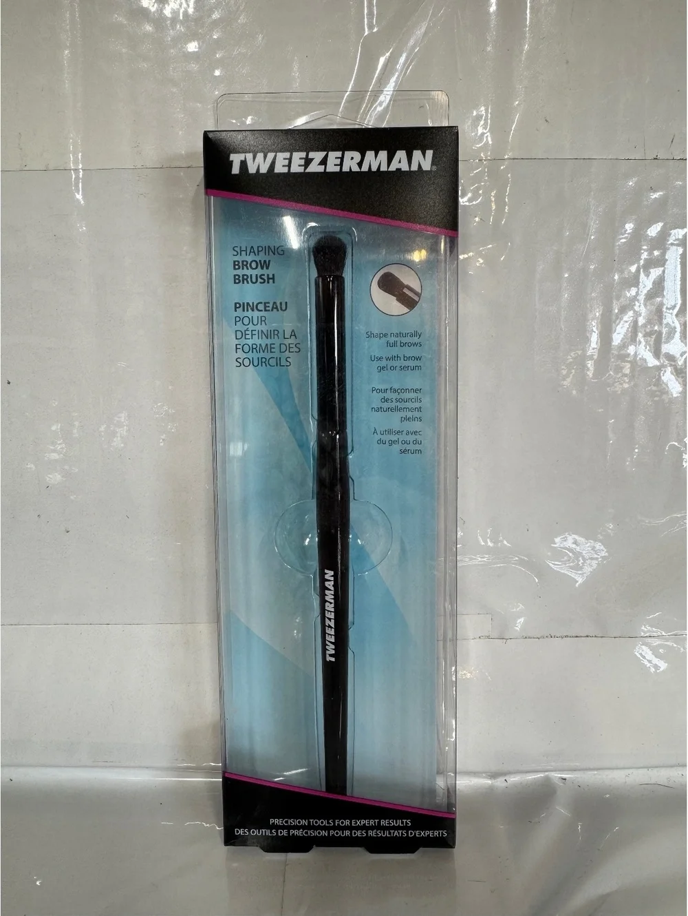 Tweezerman Shaping Brow Brush for Natural Full Brows